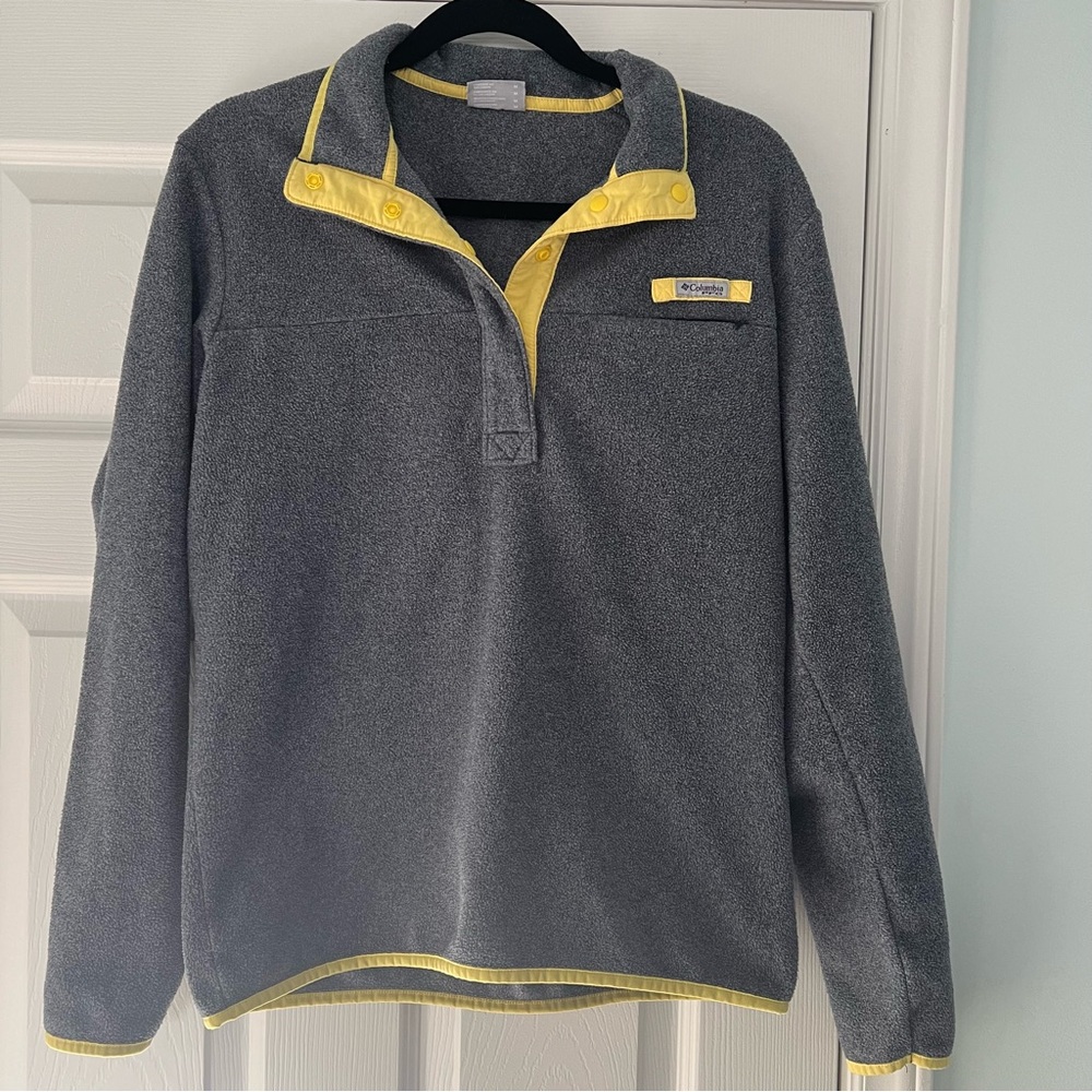 Fleece Columbia Snap Pullover